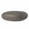 POUF CHUBBY LOW POGGIAPIEDI - Seduta in polietilene nel colore standard Grigio Argilla FJ, anche per Outdoor.