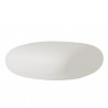 POUF CHUBBY LOW POGGIAPIEDI - Seduta in polietilene nel colore standard Bianco Latte FT, anche per Outdoor.