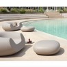	POUF CHUBBY LOW POGGIAPIEDI - Seduta in polietilene nel colore standard Grigio Tortora FP. Poltrona Lounge Chubby.