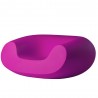 POLTRONA LOUNGE CHUBBY WCH056 - Seduta in polietilene nel colore standard Fucsia FU anche da giardino