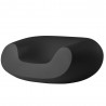POLTRONA LOUNGE CHUBBY WCH056 - Seduta in polietilene nel colore standard Nero FH, anche da giardino