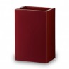 Vaso Base Pot - Struttura in polietilene nel colore laccato lucido Rosso Supreme QD.