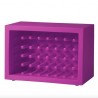 Portabottiglie Bachus WBA055 - In polietilene nel colore Fucsia FU. Fino a 40 bottiglie