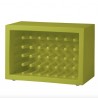 Portabottiglie Bachus WBA055 - In polietilene nel colore Verde Lime FR. Fino a 40 bottiglie