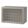 Portabottiglie Bachus WBA055 - In polietilene nel colore Grigio Tortora FP. Fino a 40 bottiglie