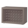 Portabottiglie Bachus WBA055 - In polietilene nel colore Grigio Argilla FJ. Fino a 40 bottiglie