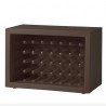 Portabottiglie Bachus WBA055 - In polietilene nel colore Marrone Cioccolato FE. Fino a 40 bottiglie