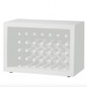 Portabottiglie Bachus WBA055 - In polietilene nel colore Bianco Latte FT. Fino a 40 bottiglie