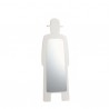 Specchio Mr Giò Light MRG209 - Con struttura in polietilene nel colore Bianco Latte FT. Specchio retroilluminato con LED.