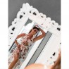 Specchio Mirror of Love Rettangolare - Struttura in polietilene nel colore Bianco Latte FT, nella misura 162 x 99
