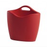 Portariviste Mag MAG040 - Realizzato in polietilene nel colore Rosso Fiamma FD. Ancche per esterno.