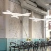 Lampada Mesh a sopensione - In polietilene nel colore Bianco Luminoso a luce calda oppure fredda.