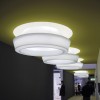 Lampada Ufo a sospensione - Realizzata in polietilene nel colore Bianco Luminoso, disponibile in due dimensioni differenti.