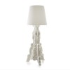 Lampada Madame of Love da tavolo - In polietilene nel colore standard Bianco Latte FT. Altezza 200 cm.
