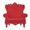 Poltrona Queen of Love - in polietilene nel colore standard Rosso Fiamma FD. Anche per esterno.