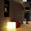 Pouf Cubo - In polietilene nel colore Bianco Luminoso LA.