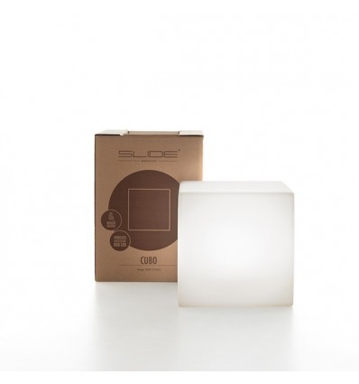 Pouf Cubo - In polietilene nel colore Bianco Luminoso LA.