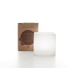 Pouf Cubo - In polietilene nel colore Bianco Luminoso LA.