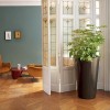 Vaso X-Pot - In polietilene nel colore laccato lucido Grigio Vanity QC. In 7 misure differenti.
