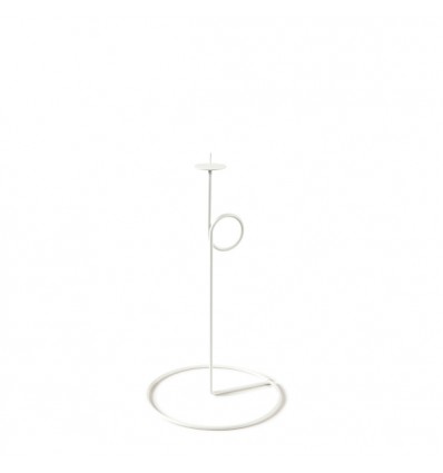 Candelabro Roman - Misura S, Colore Bianco