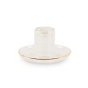 Vaso Stripe Isotta - Colore Trasparente con bordo oro