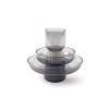 Vaso Stripe Vittoria - Colore Grigio