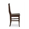 Sedia Trieste - Struttura e seduta in legno di faggio tinto nella finitura Noce 