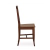 	Sedia Griglia in legno - Struttura e sedile in legno di faggio verniciato Noce