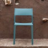 Sedia Trill Bistrot - In polipropilene nel colore Ottanio