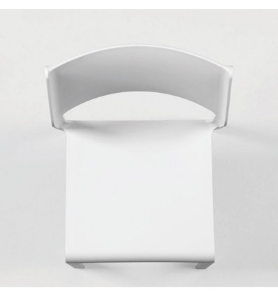 Sedia Trill Bistrot - In polipropilene nel colore Bianco