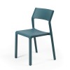 Sedia Trill Bistrot - In polipropilene nel colore Ottanio