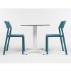 Sedia Trill Bistrot - In polipropilene nel colore Ottanio