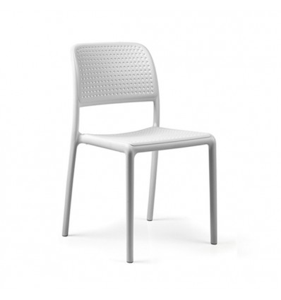 Sedia modello Bora Bistrot - in polipropilene rinforzato con fibra di vetro di colore Bianco