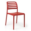 Sedia modello Costa Bistrot - In polipropilene nel colore Rosso.