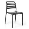 Sedia modello Costa Bistrot - In polipropilene nel colore Antracite.