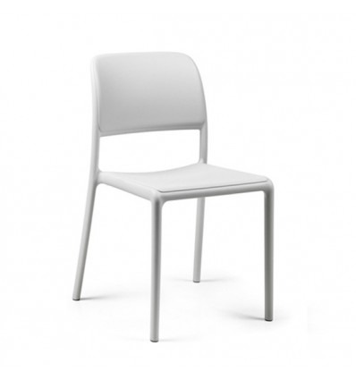 Sedia modello Riva Bistrot - In polipropilene nel colore Bianco.
