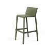 Sgabello Trill Stool - Altezza della seduta 76 cm, in polipropilene nel colore Verde Agave.