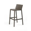 Sgabello Trill Stool - Altezza della seduta 76 cm, in polipropilene nel colore Tabacco.