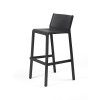 Sgabello Trill Stool - Altezza della seduta 76 cm, in polipropilene nel colore Antracite.