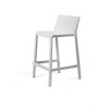 Sgabello Trill Stool - Altezza della seduta 65 cm, in polipropilene nel colore Bianco.