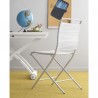 SEDIA PIEGHEVOLE AIR FOLDING CB/1395 - Struttura in acciaio Cromato , seduta e schienale Net Grigio 460