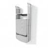 SEDIA PIEGHEVOLE ALU CB/205 - Struttura in Alluminio Satinato, seduta e schienale in Net Grigio 460. Sospese con Gancio Flat.
