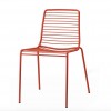 	Sedia Summer 2522 - Struttura in metallo in verniciato Mattone VM, adatta per utilizzo esterno.