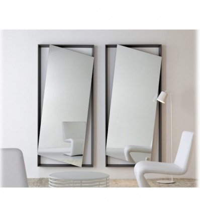 Specchio Hang Up - Struttura in legno massello oppure lavato opaco da cm 85 x 185