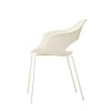	Sedia Lady B 2696 - Struttura in metallo Verniciato Bianco Lino VL e seduta in tecnopolimero Bianco Lino 11.