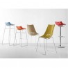 SGABELLO JAM CB/1033 - Collezione con struttura a slitta.