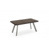 Tavolo Bold allungabile CB/4795-XR-W - Gambe in legno di faggio Tortora Opaco P176 e piano in legno nobilitato Termocotto P60W.