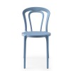 Sedia Caffe' CB/1970 - Struttura in polipropilene rinforzato nel colore Sky Blue Opaco P100