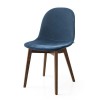 Sedia Academy W CB/1665-VE - Struttura in legno di faggio Noce P201 e seduta in tessuto vellutato Venice S0L.