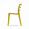 Sedia Town - Interamente in polipropilene nel colore Ocra P104.